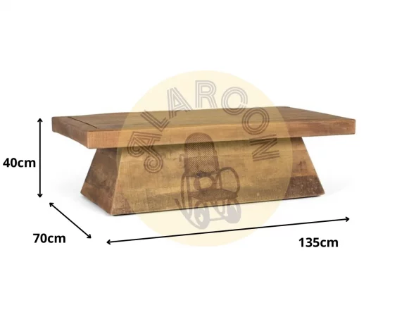Mesa de centro rectangular de madera maciza de mango 135x70x40 cm-MOVIL (2)