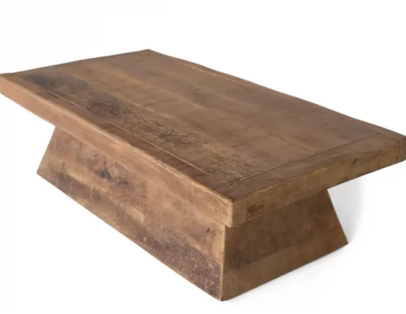 Mesa de centro rectangular de madera maciza de mango 135x70x40 cm-MOVIL (5)