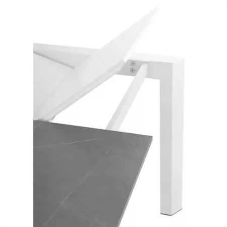 Mesa ext LISA 140 Gris Atenea Blanco-3