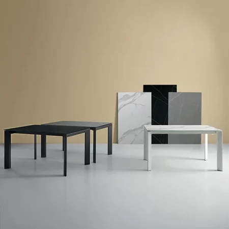 Mesa ext LISA 140 Gris Atenea Blanco-5