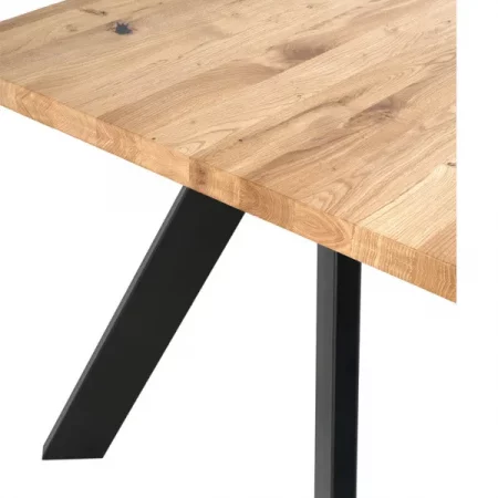 Mesa fija LUCINA 220 roble negro-2