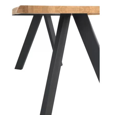 Mesa fija LUCINA 220 roble negro-4