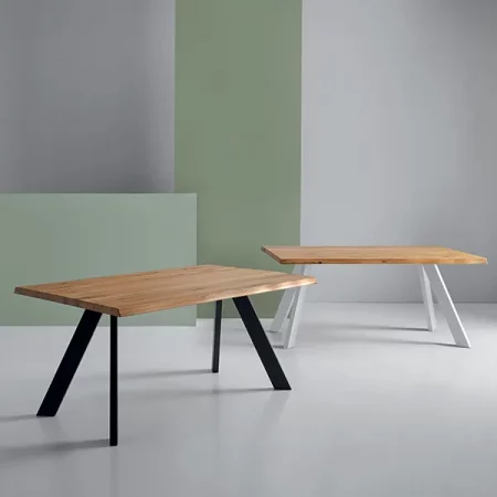 Mesa fija LUCINA 220 roble negro-5
