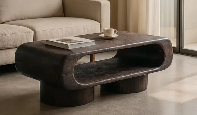 Mesas de Centro Madera de Mango 122x61x42 Cm - IXIA (2)