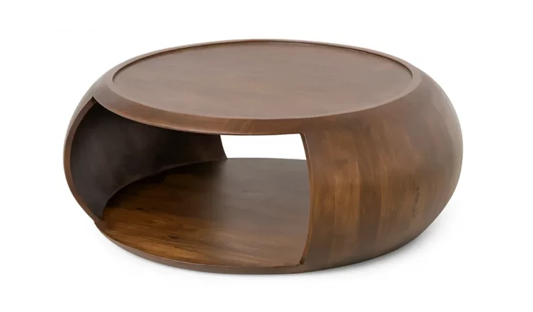 Mesas de Centro Madera de Mango 72x72x36 Cm - IXIA (4)