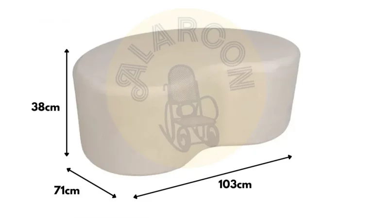 Mesas de Centro Wilma de Poliresina 103x71x38 Cm - IXIA (1)