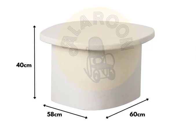 Mesas de Centro Wilma de Poliresina 60x58x40 Cm - IXIA (1)