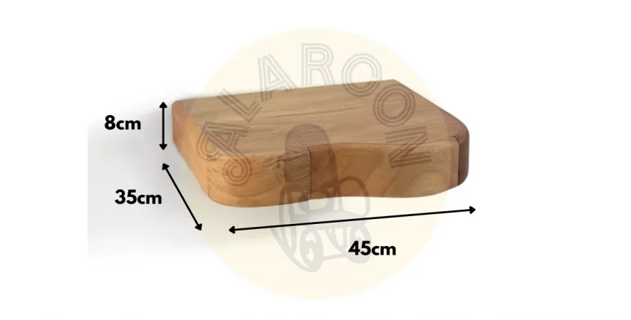 Mesita Flotante Irregular Barcelona 1 Cajon 45x35x8 Cm - Moycor (2)