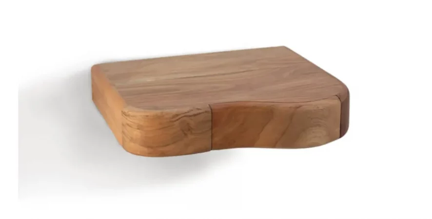 Mesita Flotante Irregular Barcelona 1 Cajon 45x35x8 Cm - Moycor (6)