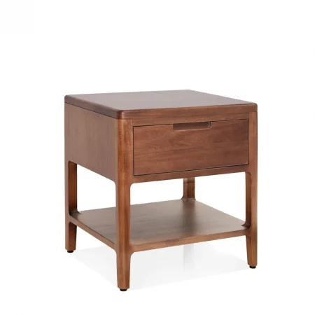 Mesita Noche 1 Cajón Madera Caoba Colección Oporto 45x40x50 Cm - Moycor (3)