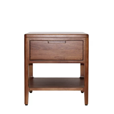 Mesita Noche 1 Cajón Madera Caoba Colección Oporto 45x40x50 Cm - Moycor (5)