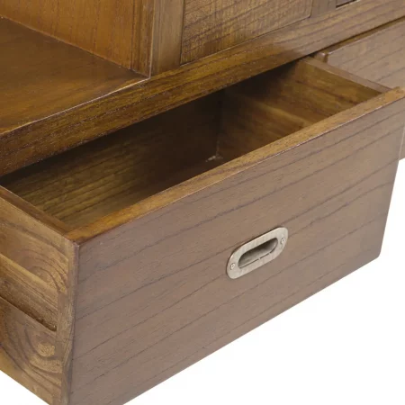 Mesita Noche Escalera Derecha Madera Mindi Colección Flash 98x25x98 Cm - Moycor (3)