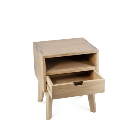 Mesita Scandi 1 Cajón 1 Hueco 45x40x55 Cm - Moycor (2)