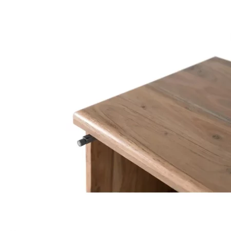 Mesita de Noche Madera Acacia 50x40x52 Cm - Giner y Colomer (3)