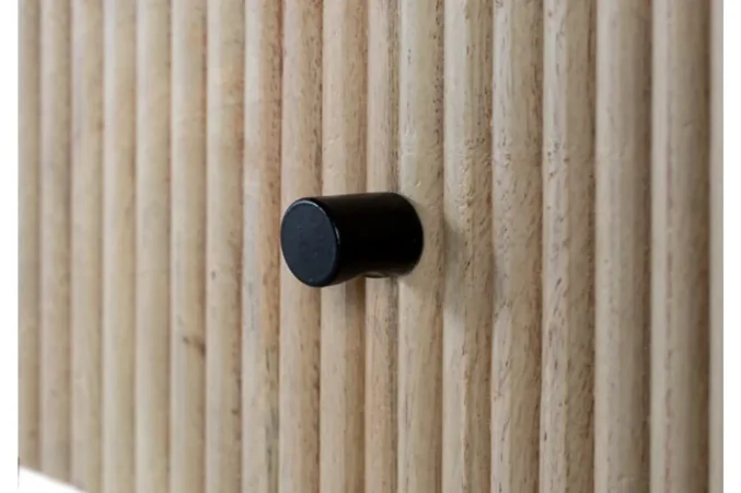 Mesita de Noche Madera Maciza de Mango Natural 50x40x61 Cm - Giner y Colomer (6)