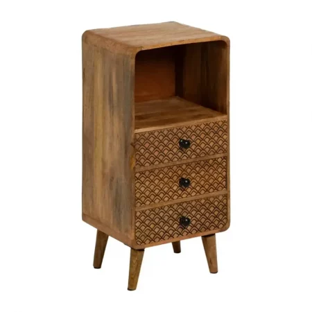 Mesita de Noche Madera Mango 29x25x64 Cm - IXIA (6)