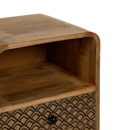 Mesita de Noche Madera Mango 37x31x66 Cm - IXIA (1)
