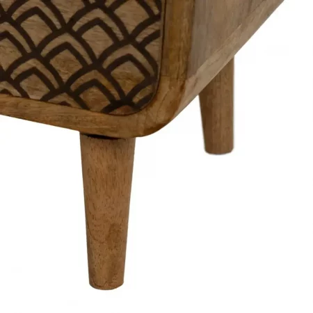 Mesita de Noche Madera Mango 37x31x66 Cm - IXIA (6)