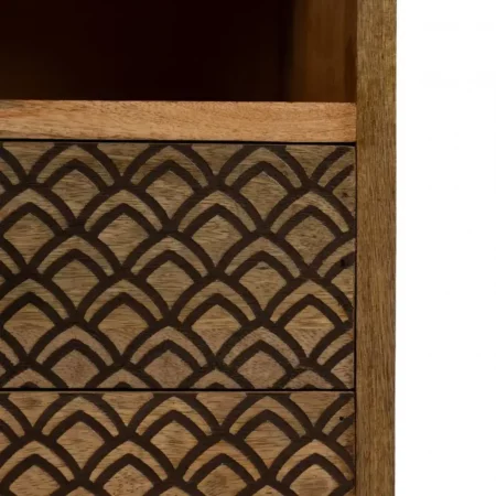 Mesita de Noche Madera Mango 37x31x66 Cm - IXIA (7)