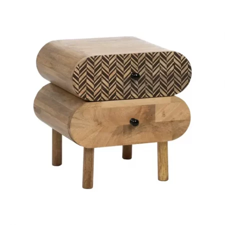Mesita de Noche Madera Mango 41x33x43 Cm - IXIA (8)