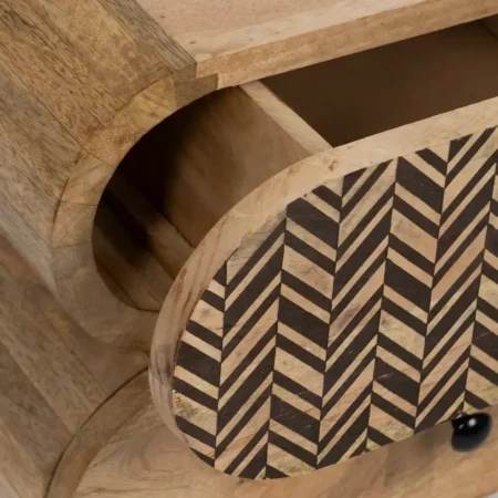 Mesita de Noche Madera Mango 41x33x43 Cm - IXIA (9)