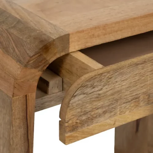 Mesita de Noche Madera Mango 45x30x55 Cm - IXIA (1)