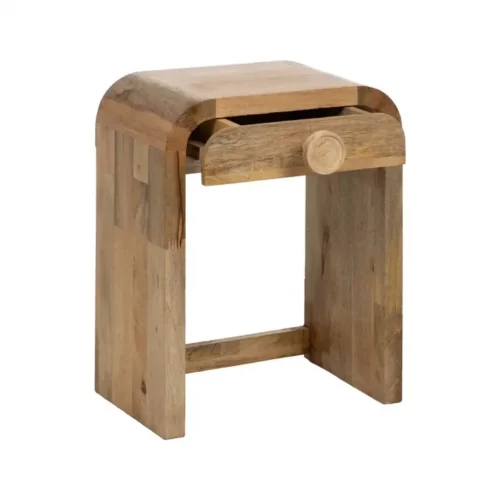 Mesita de Noche Madera Mango 45x30x55 Cm - IXIA (4)