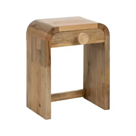 Mesita de Noche Madera Mango 45x30x55 Cm - IXIA (5)