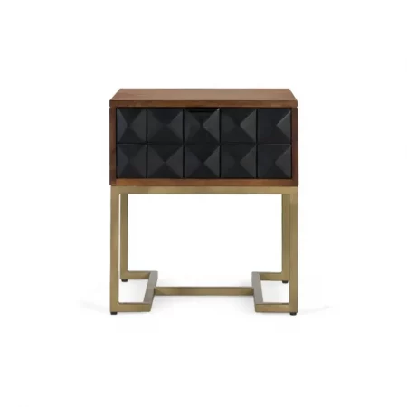 Mesita de Noche Madera Mango 45x40x50 Cm - Giner y Colomer (2)