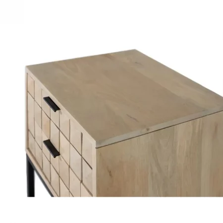 Mesita de Noche Madera Mango 45x40x50 Cm - Giner y Colomer (5)