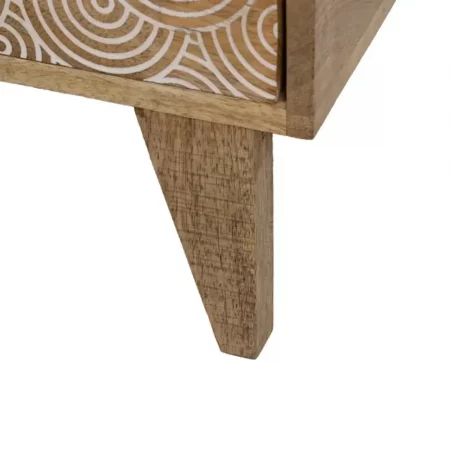 Mesita de Noche Madera Mango 46x30x60 Cm - IXIA (9)
