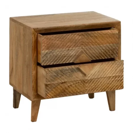 Mesita de Noche Madera Mango 50x33x50 Cm - IXIA (9)