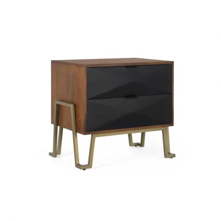 Mesita de Noche Madera Mango 68x45x60 Cm - Giner y Colomer (5)