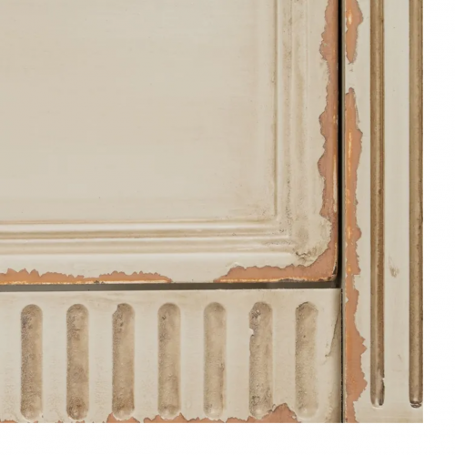 Mesita de Noche Natural-Crema de Madera de Abeto 1 Cajón - IXIA (9)