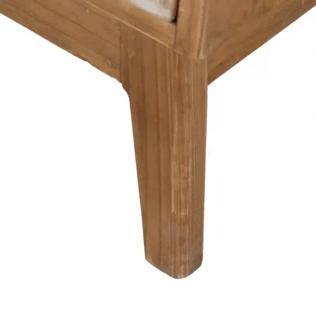 Mesita de Noche Natural de Madera de Abeto 3 Cajones - IXIA (10)