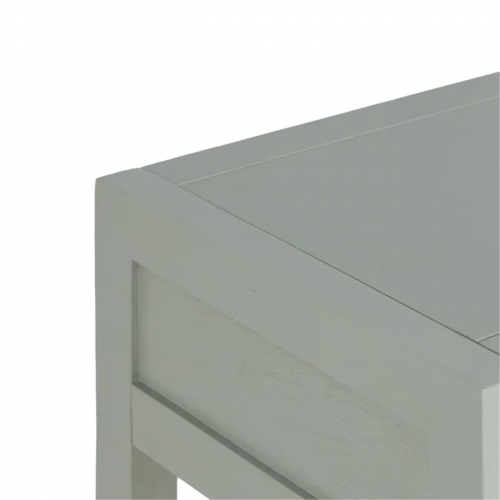 Mesita de Noche de Madera DM de Pino Gris 1 Cajón - IXIA (4)
