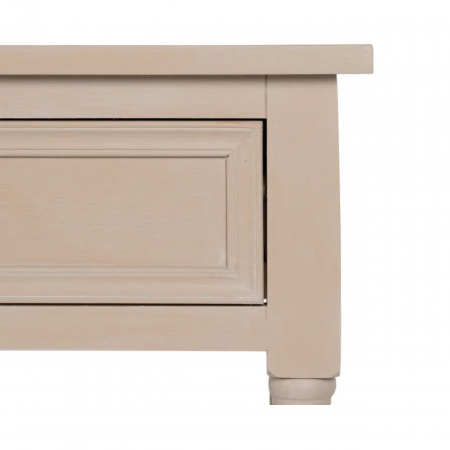 Mesita de Noche de Madera DM de Pino Natural 1 Cajón - IXIA (10)