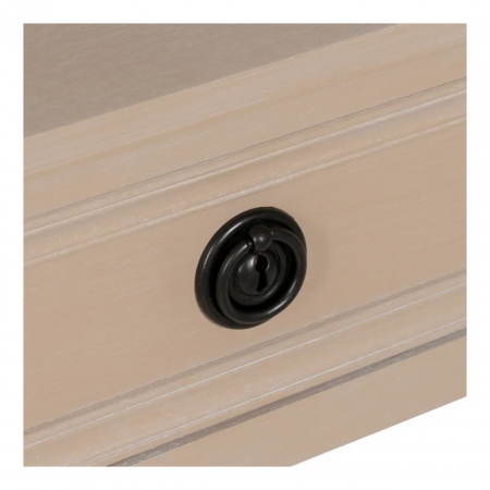 Mesita de Noche de Madera DM de Pino Natural 1 Cajón - IXIA (7)