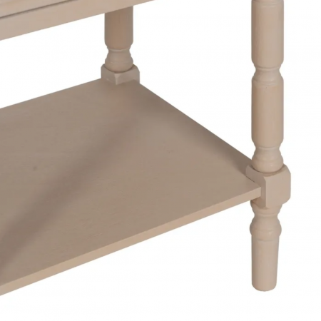 Mesita de Noche de Madera DM de Pino Natural 1 Cajón - IXIA (8)