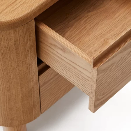 Mesita de noche Salaya de madera contrachapada de fresno FSC Mix Credit 55 x 50 cm-4