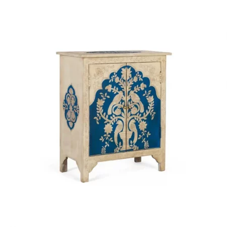 Mueble Auxiliar Madera Mango 2 Puertas 66x33x76 Cm - Giner y Colomer (2)