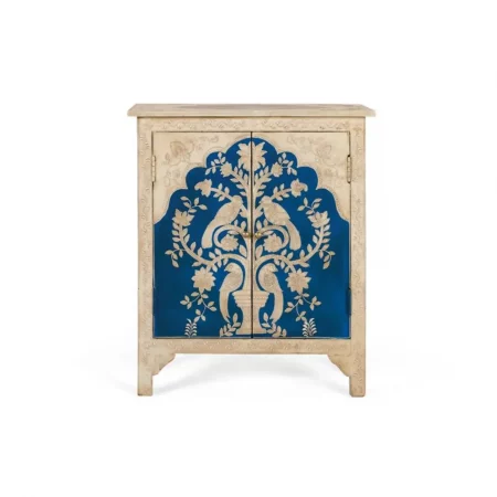 Mueble Auxiliar Madera Mango 2 Puertas 66x33x76 Cm - Giner y Colomer (4)