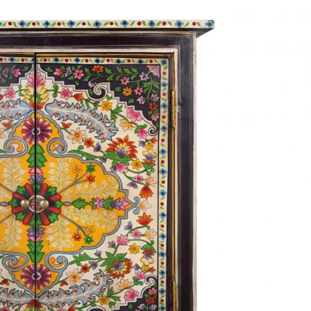 Mueble Auxiliar de Madera de Mango y MDF Artesanal 2 Puertas - Giner y Colomer (4)