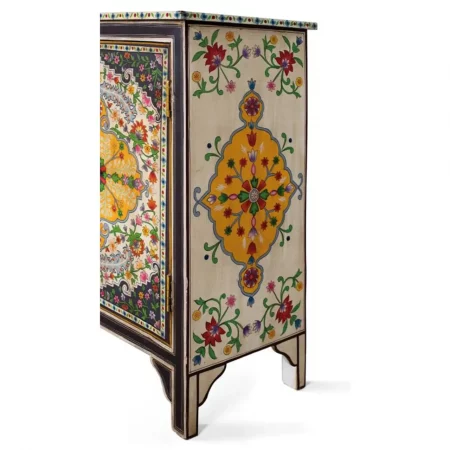 Mueble Auxiliar de Madera de Mango y MDF Artesanal 2 Puertas - Giner y Colomer (6)