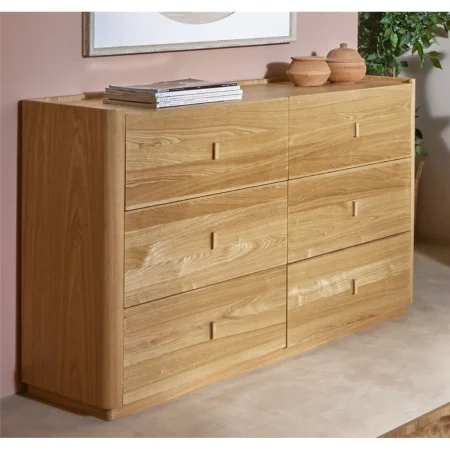 Mueble Auxiliares 6C Nereide Chapado Fresno Natural 120x40x80 Cm - Imori (1)