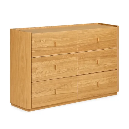 Mueble Auxiliares 6C Nereide Chapado Fresno Natural 120x40x80 Cm - Imori (3)