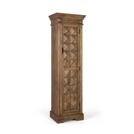 Mueble Bar Madera Mango Natural 56x40x180 - Giner y Colomer (1)