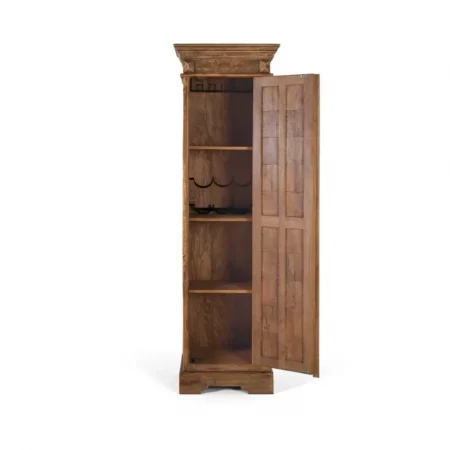 Mueble Bar Madera Mango Natural 56x40x180 - Giner y Colomer (4)