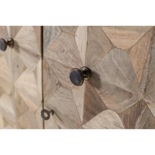 Mueble Bar Madera Mango Natural 90180x52x104 Cm - Giner y Colomer (2)