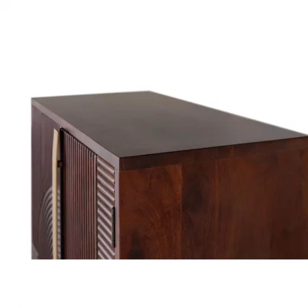 Mueble Bar con 2 Puertas Madera de Mango Maciza 91x46x120 Cm - Giner y Colomer (1)